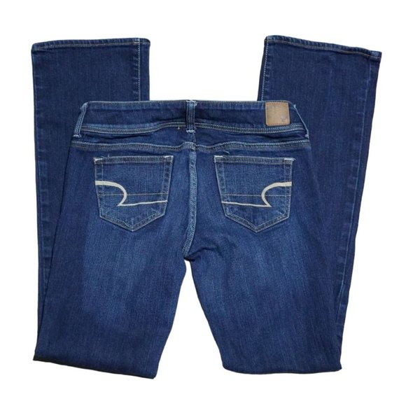 American Eagle Denim - American Eagle Jeans Womens Size 0 Slim Boot Stretch Blue Denim 2010 AEO